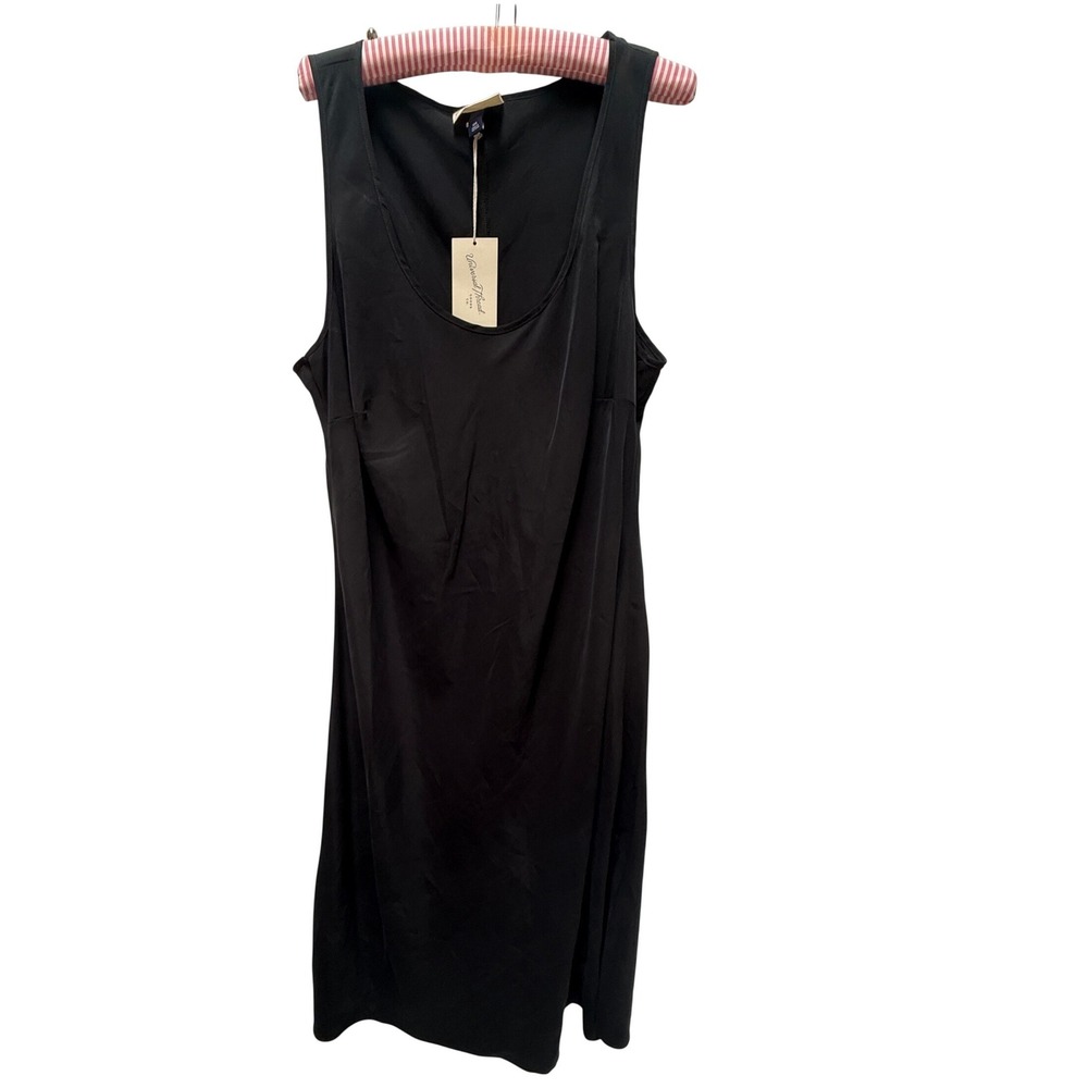 Universal Thread Black Scoop Neck Sleeveless Midi Shift Dress XXL NWT